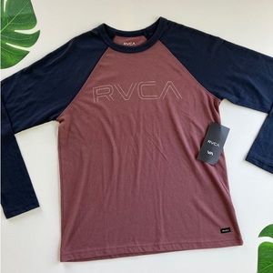 ☀️RVCA Boy's Vale Raglan Long Sleeve T-Shirt ☀️